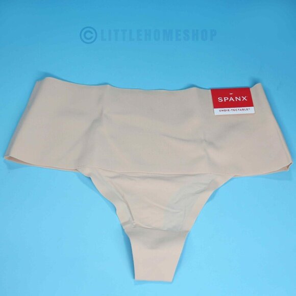 NWT!  Spanx Undie-tectable Thong in Medium, Soft Nude - Picture 2 of 8